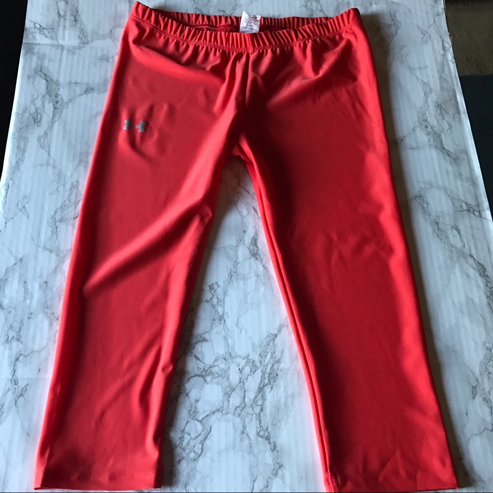 Under Armour orange tights
